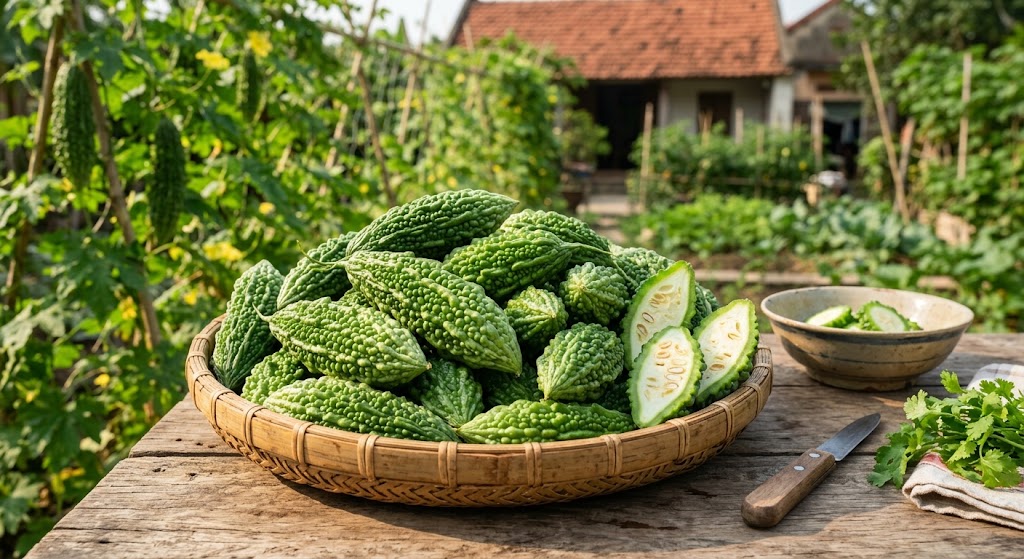 Mướp đắng giàu chất xơ và các hợp chất tự nhiên có lợi cho người bệnh đái tháo đường.