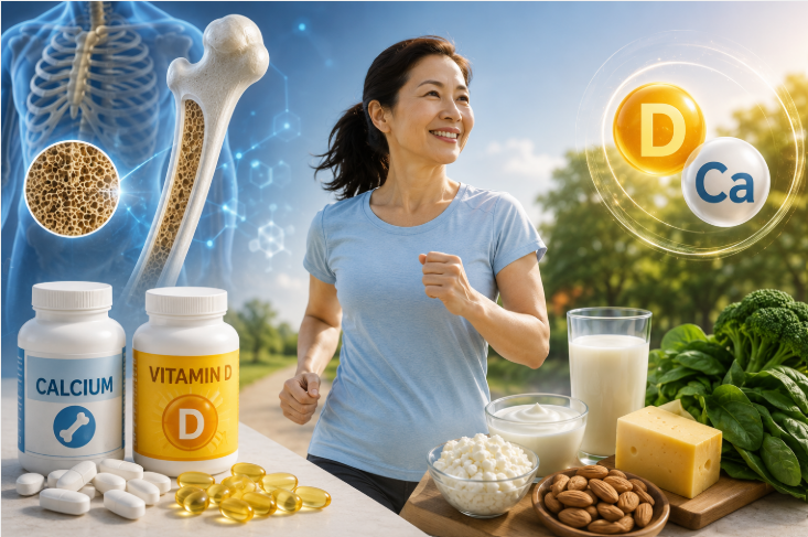 photo-1782977380994-1782977381331542918427 Uống vitamin D và canxi mỗi ngày có hiệu quả để bảo vệ xương không? - Ảnh 1.