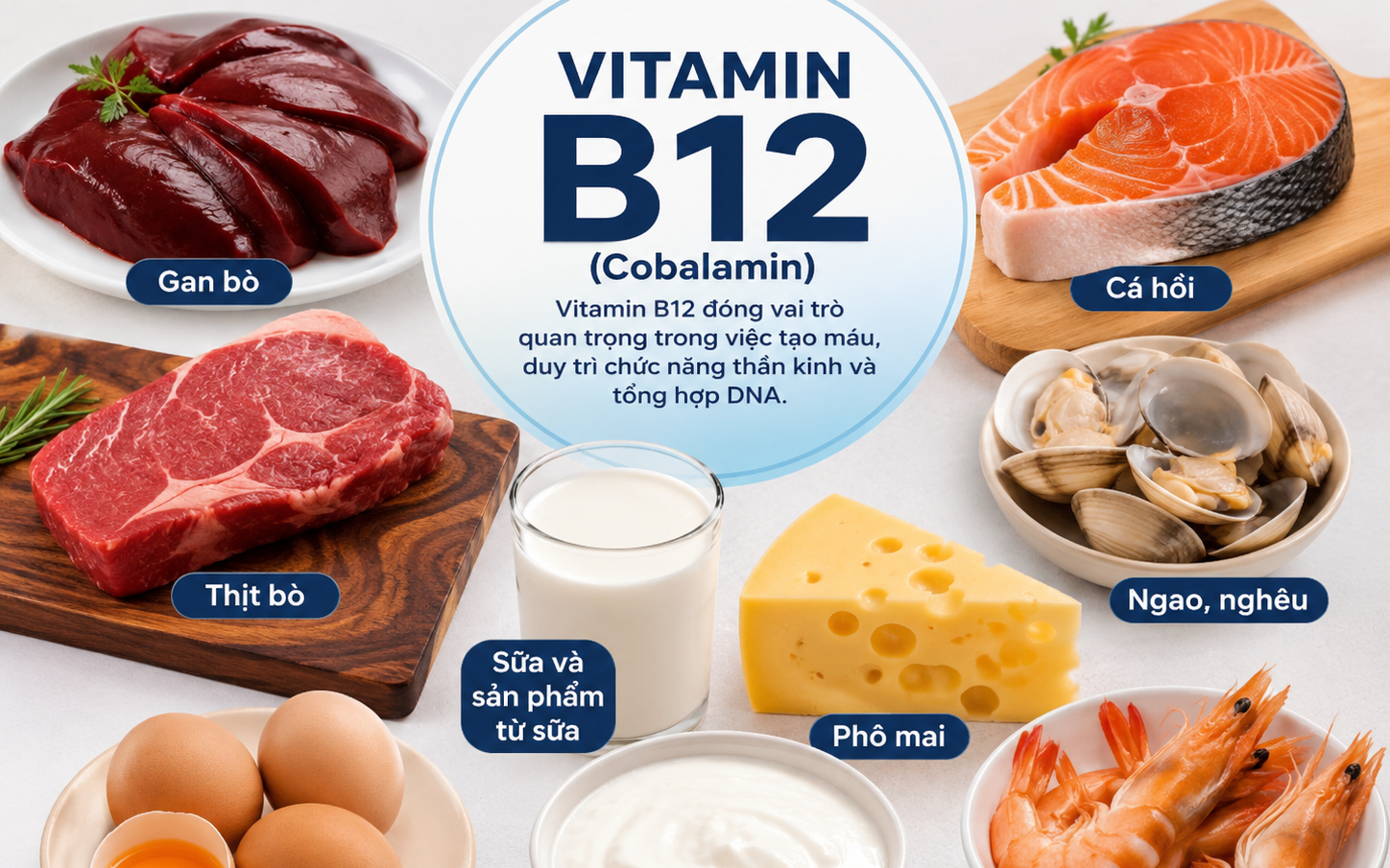 Bổ sung vitamin B12 và sắt có tác dụng gì?