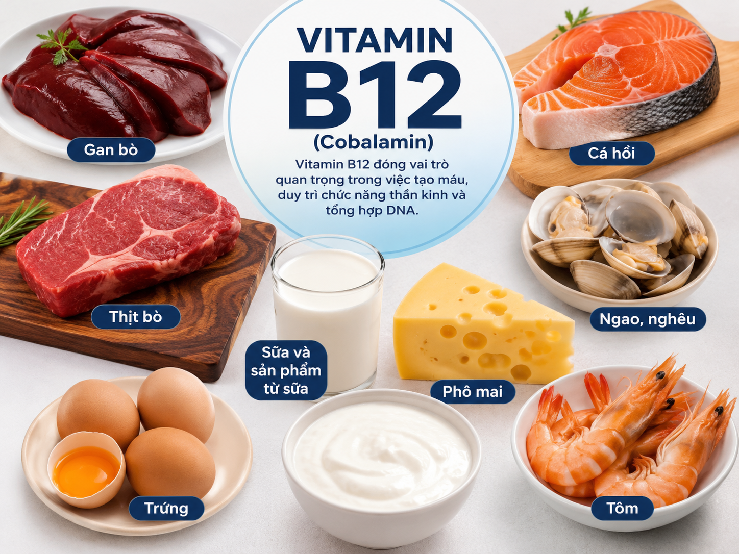 Tại Sao Vitamin B12 và Sắt Quan Trọng Đối Với Sức Khỏe Của Bạn?