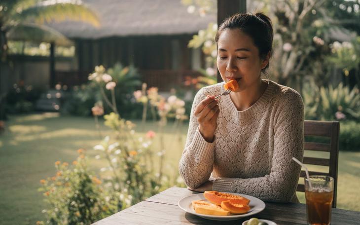 Lợi ích sức khỏe khi ăn đu đủ lúc bụng đói - Ảnh 2.