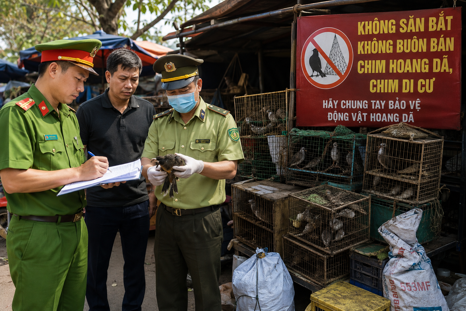 Lâm Đồng Nỗ Lực Chấm Dứt Tình Trạng Buôn Bán Chim Hoang Dã - Ảnh 1.