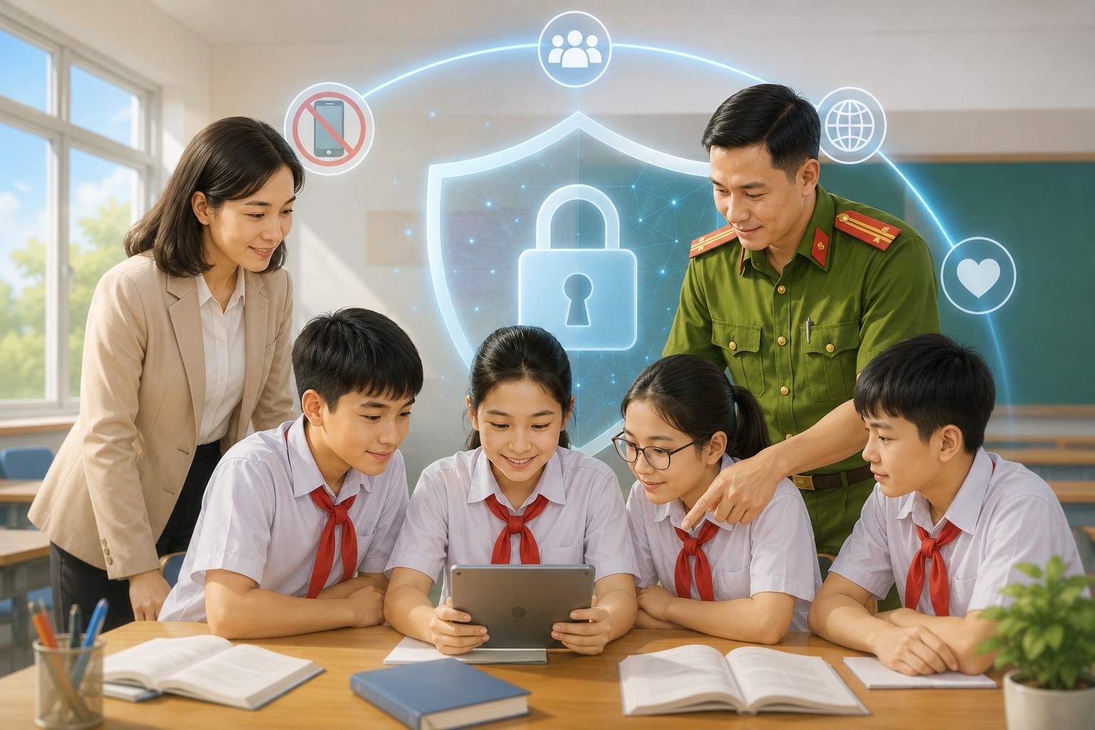 Quản lý điện thoại và mạng xã hội trường học: Siết chặt để bảo vệ học sinh - Ảnh 1.