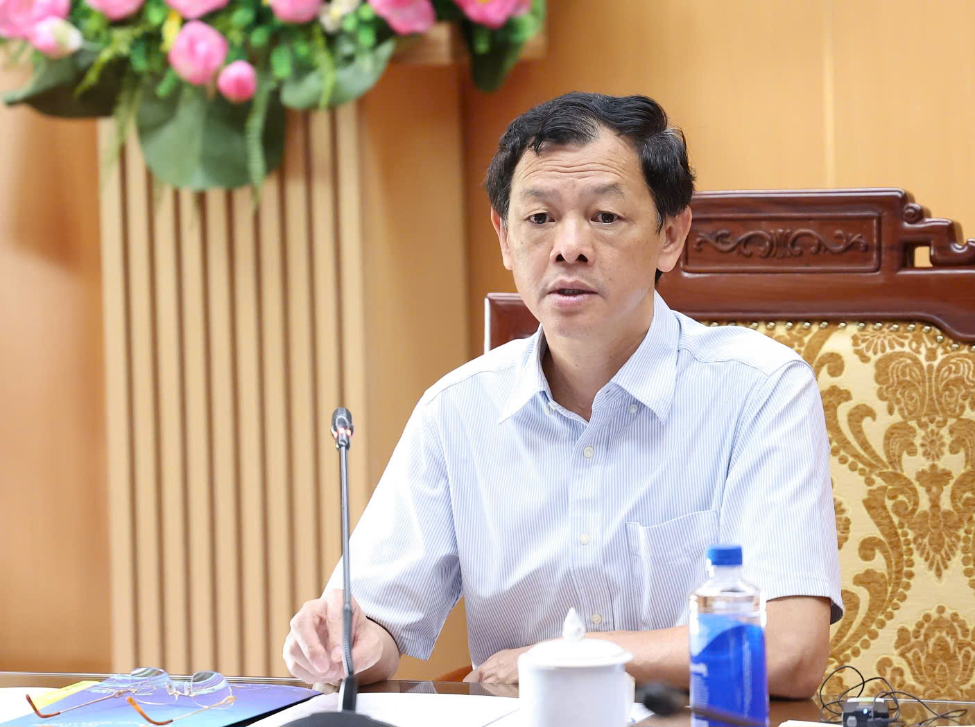 anh-thuc-28-17865494178001592112254 PGS.TS Nguyễn Tri Thức, Thứ trưởng Bộ Y tế phát biểu chỉ đạo