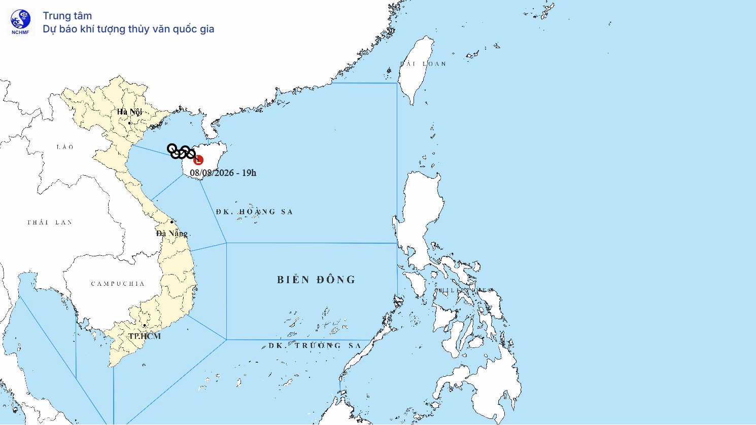 Áp thấp nhiệt đới trên Biển Đông suy yếu nhanh, miền Bắc nắng mạnh từ ngày mai- Ảnh 1.