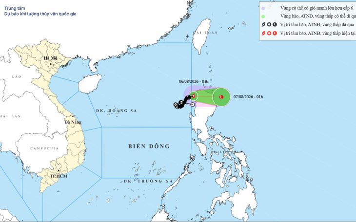 Bão số 3 vừa tan, Biển Đông lại đón áp thấp nhiệt đới - Ảnh 2.