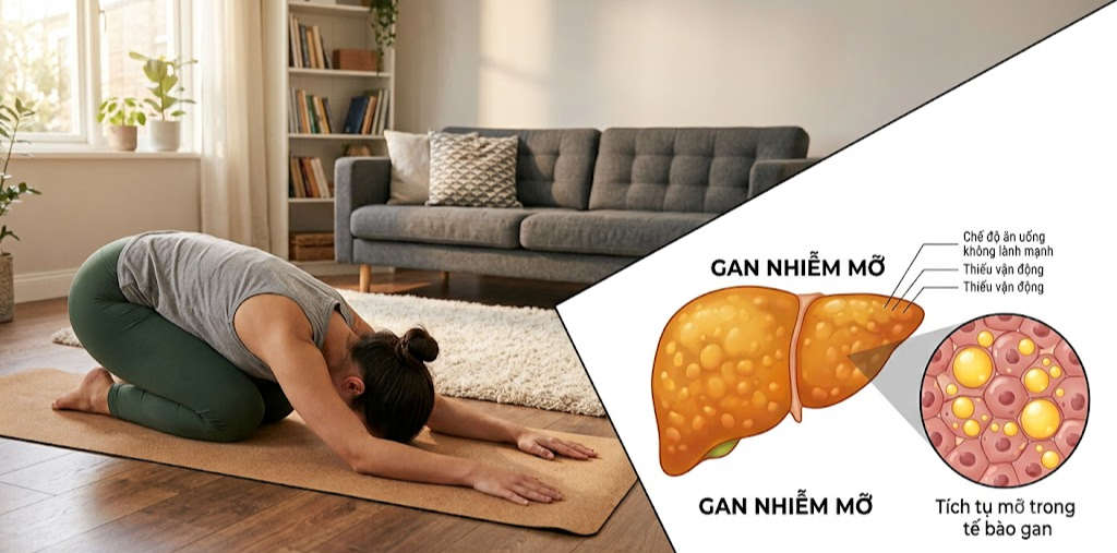 base64-17860183123592120921858 Tăng cường sức khỏe gan qua yoga - Ảnh 1.