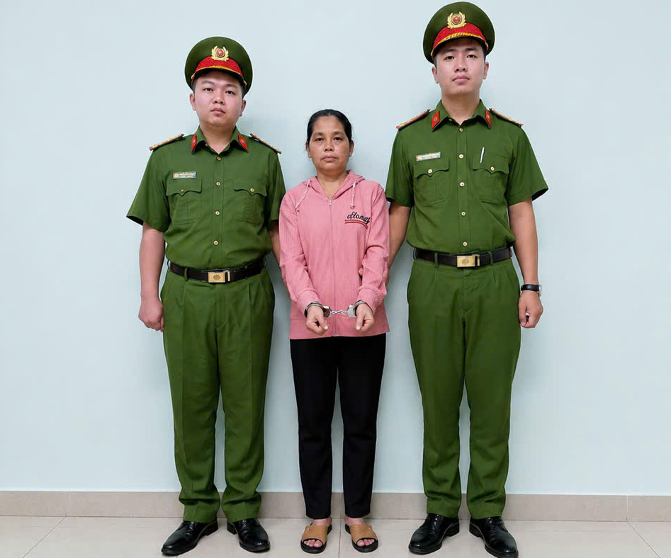 Bắt khẩn cấp bảo mẫu dùng dây thun bắn vào chân 2 trẻ- Ảnh 1.