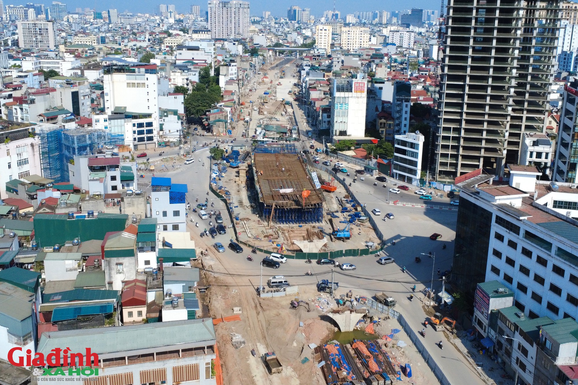 Hà Nội tăng tốc thi công Vành đai 1 Hoàng cầu - Voi Phục trước hạn 2 / 9 - Ảnh 10.