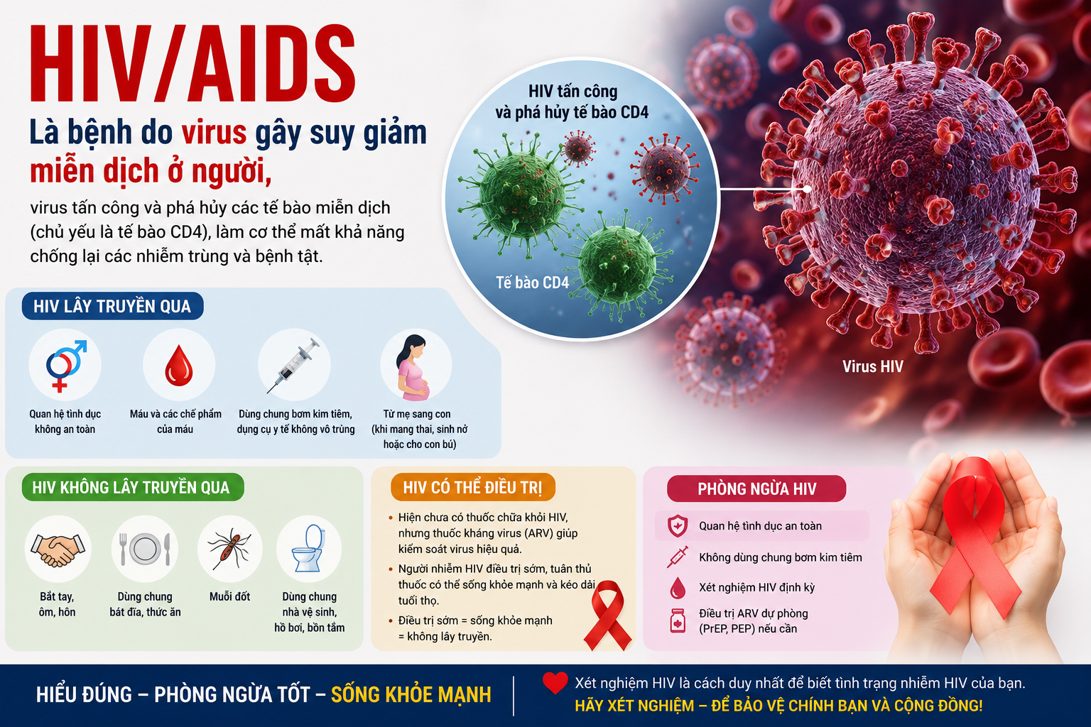 8 Mê Tín Phổ Biến Về HIV/AIDS Cần Được Thanh Minh