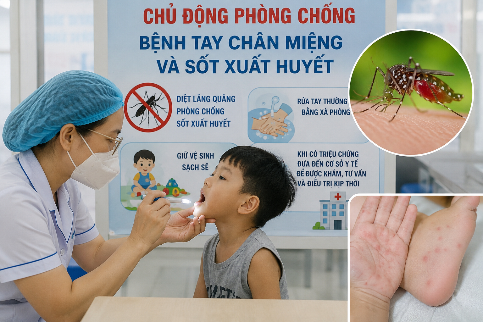 Lâm Đồng: Dịch tay chân miệng, sốt xuất huyết diễn biến phức tạp - Ảnh 1.
