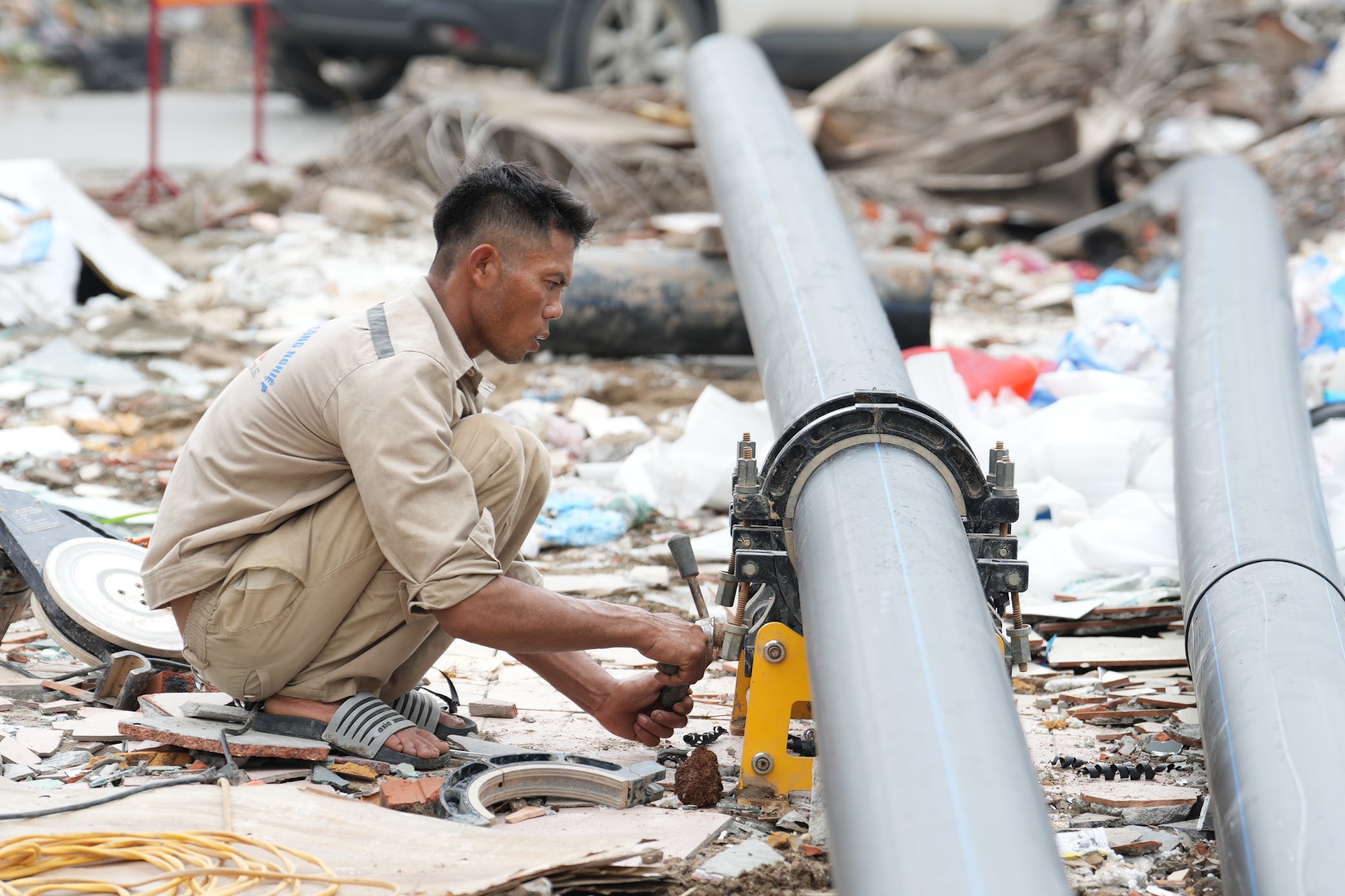 Ảnh Công Trường Nút Giao