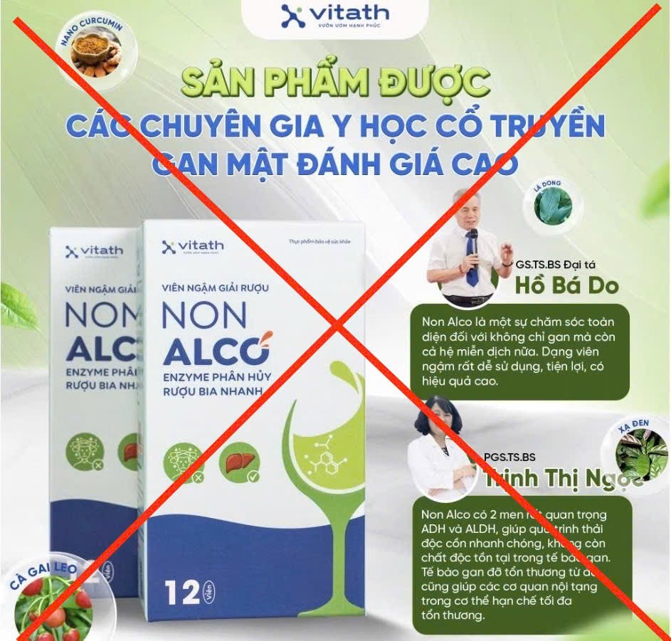 Quảng cáo Viên ngậm Non Alco: Khi nào là vi phạm và hệ quả quản lý?