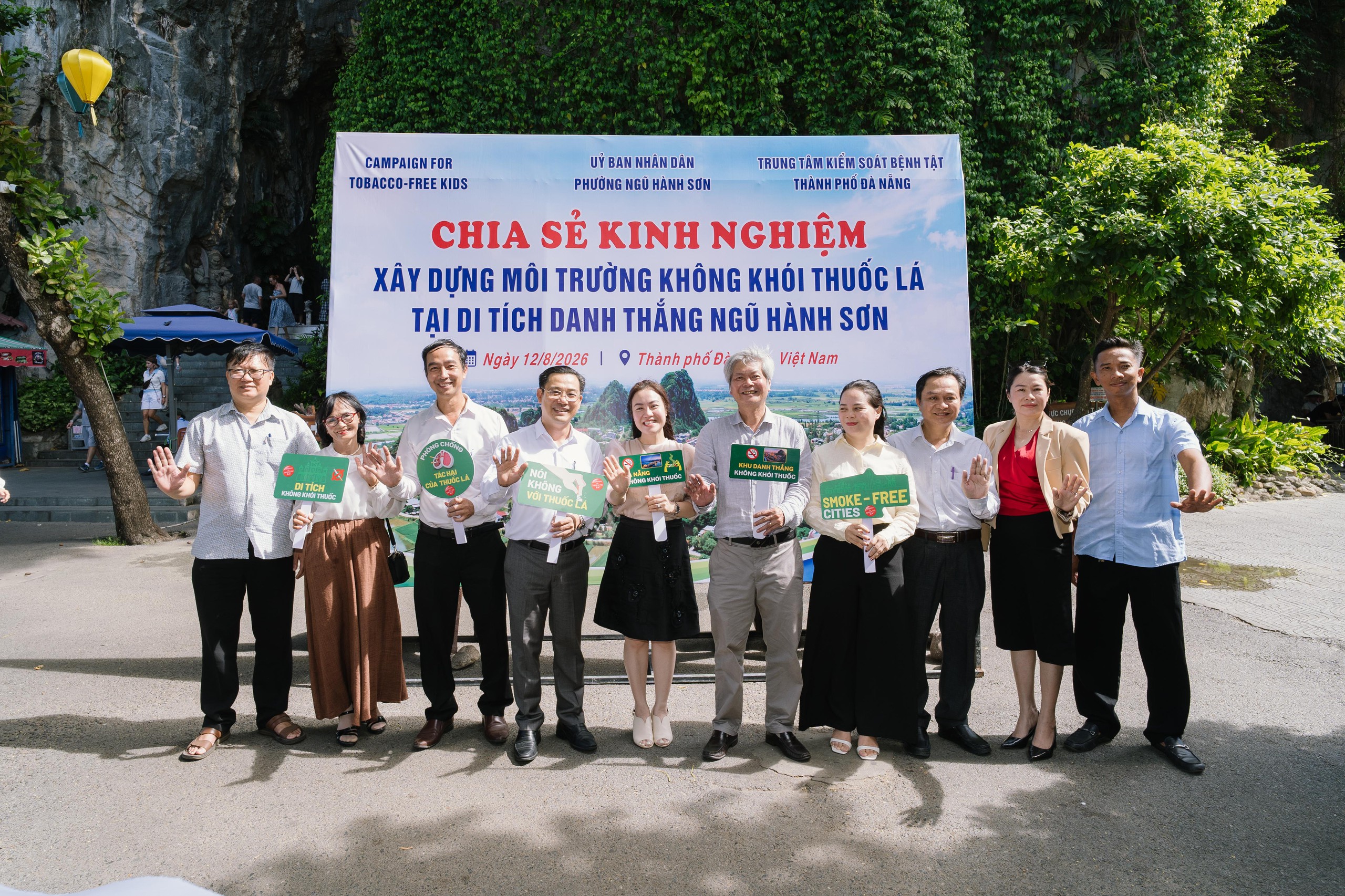 Xây dựng mô hình không khói thuốc tại Ngũ Hành Sơn - Ảnh 5.