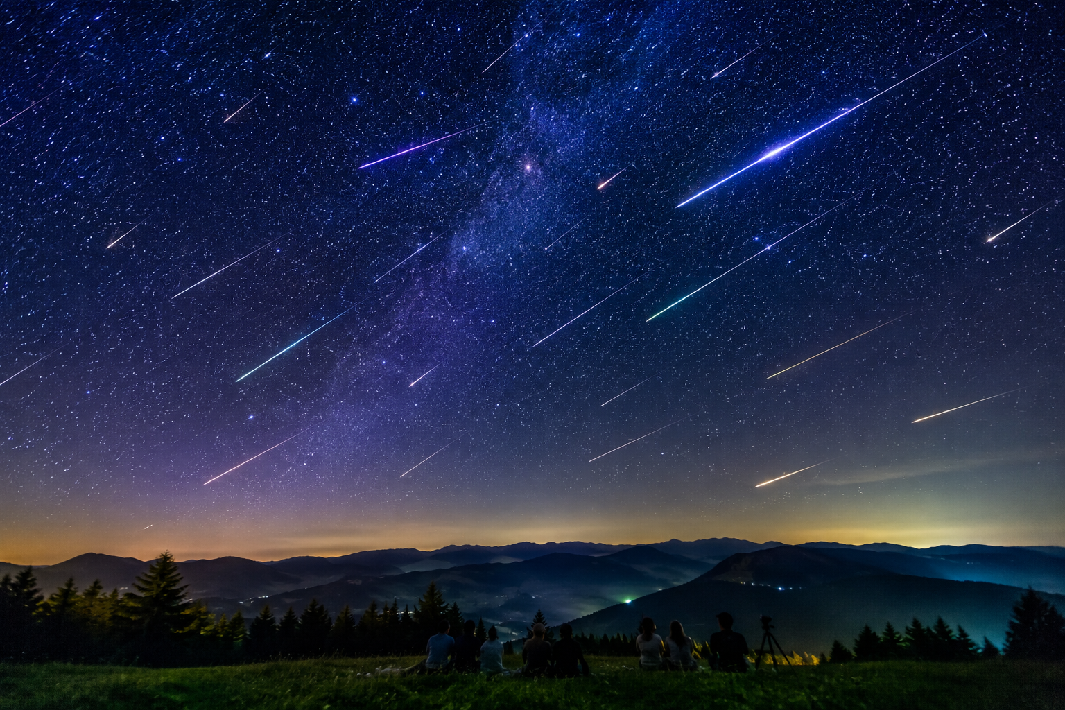 Mưa sao băng  Perseids 2026 sẽ sáng rực rỡ bầu trời đêm nay- Ảnh 1.