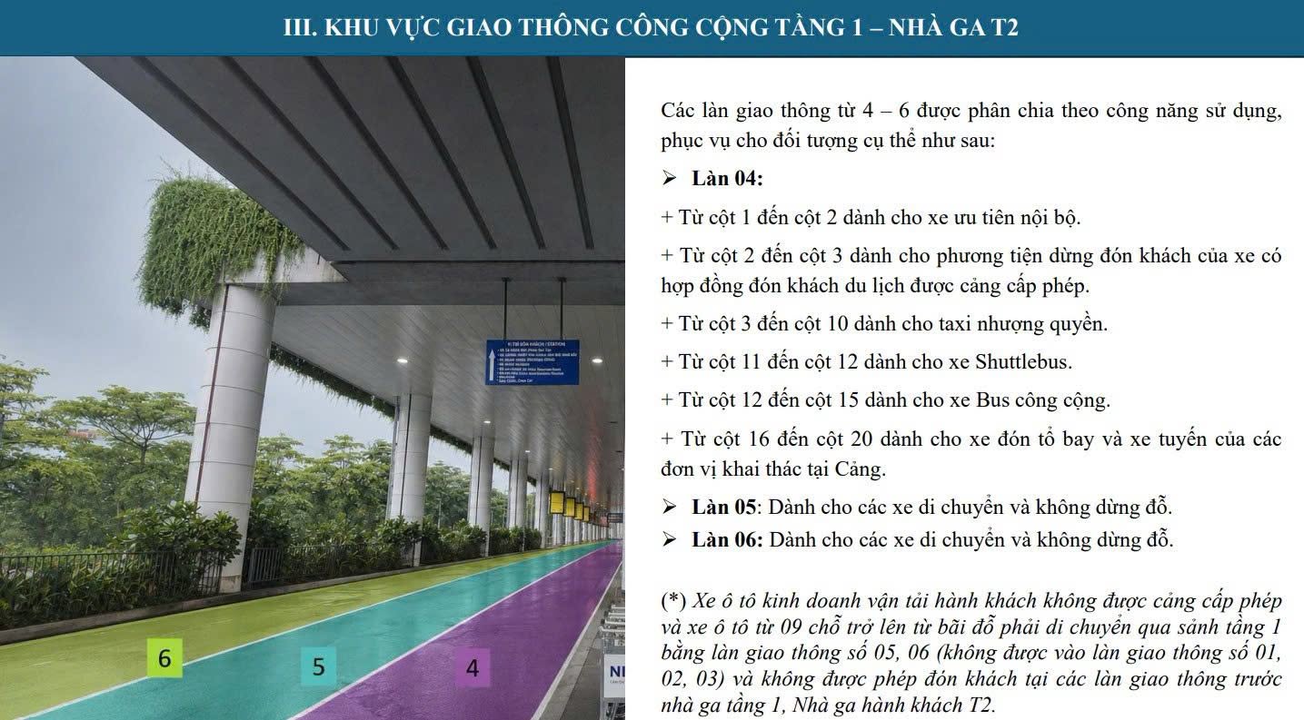 Những Thay Đổi Về Phân Luồng Giao Thông Tại Sân Bay Nội Bài Từ Ngày 3 Tháng 8