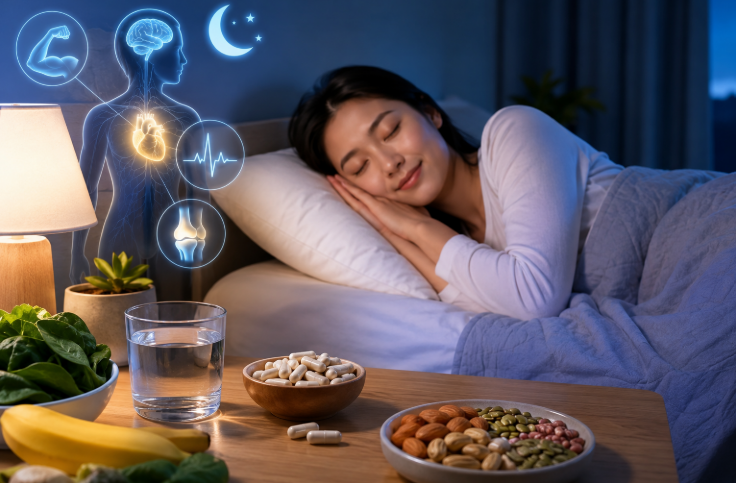 Khám Phá 6 Lợi Ích Của Việc Bổ Sung Magie Trước Giấc Ngủ