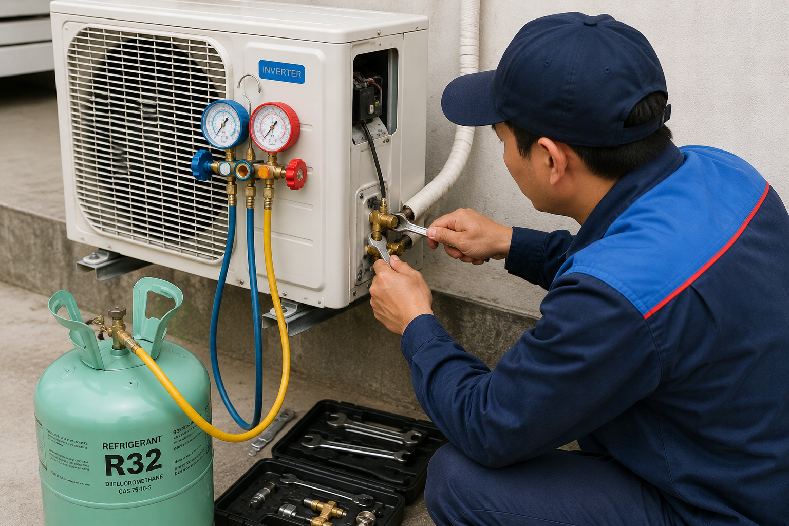 Dấu hiệu nào cho thấy máy điều hòa cần nạp gas?- Ảnh 1.