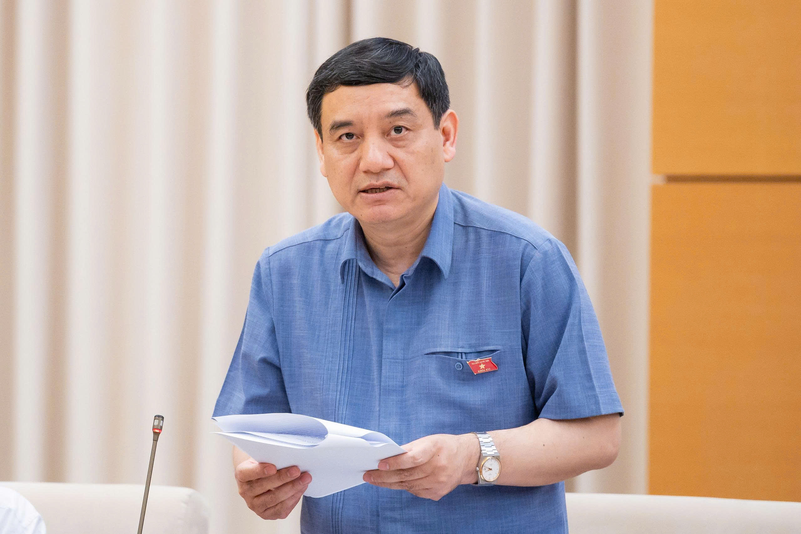 ubvh-1786778366964823004889 Chủ nhiệm Ủy ban VH&XH Nguyễn Đắc Vinh. Ảnh: Media Quốc hội