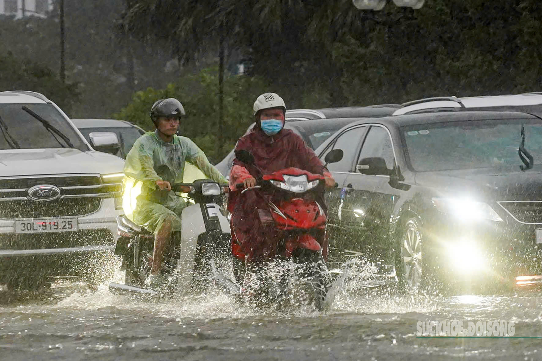 Dự báo thời tiết với mưa lớn
